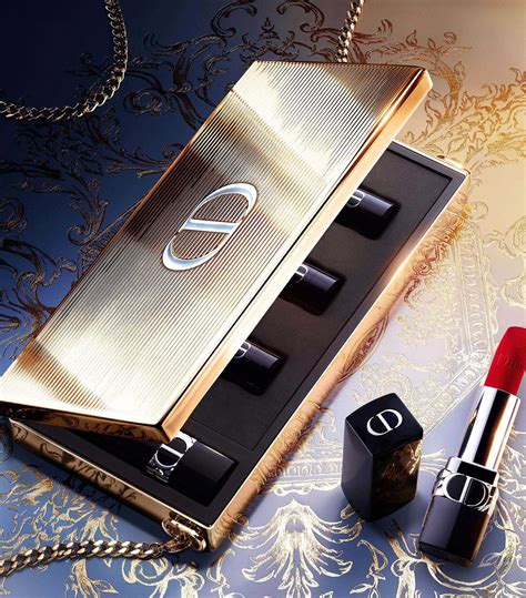 dior rouge dior makeup clutch lipstick collection|christian dior lipstick bag.